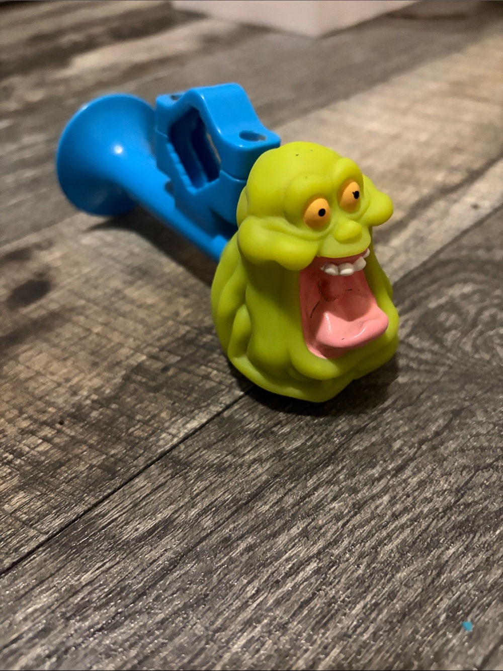 Vintage 1990 McDonalds Ghostbusters slimer horn for your bike happy meal toy